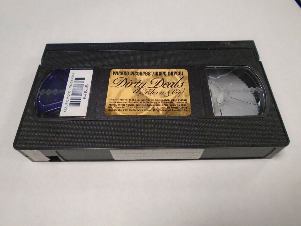 Dirty Deals Alexia Wicked Pictures Marc Dorcel Adult VHS 031119AMP