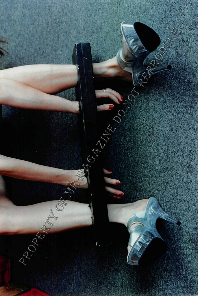 Adult Vintage 1990s Photo 4x6 Bondage Sexy Brunette Bound & Dominted 40FM