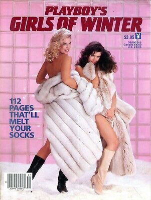 Lot Of 2 Playboy Magazines Girls Of Winter 1984/ Blondes Brunettes 082318lm-ep - Used