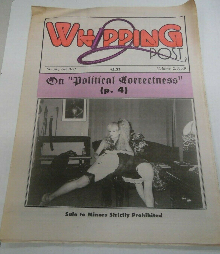Whipping Post Newspaper Political Correctness vol.2 #9 1990's 121719lm-ep