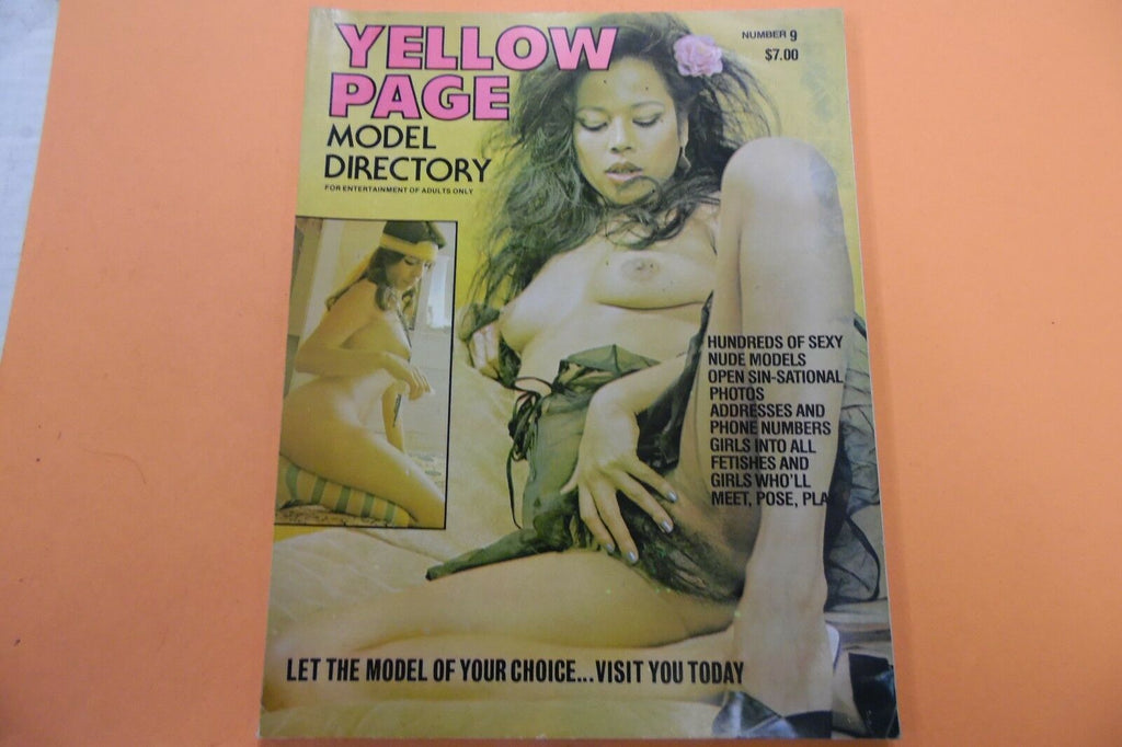 Yellow Page Model Directory Magazine #9 CLEARANCE 110916lm-ep5