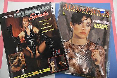 Lot Of 2 Bondage Magazines Alexis Payne #1 / Dominant Speaks #1 062516lm-ep