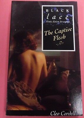Black Lace- The Captive Flesh Adult Novel by Cleo Cordell 1993 102213lm-epa