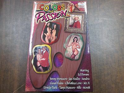 Colors of Passion #1 Claud Rains Christina Love Ed Power NM Adult VHS 052015amp7