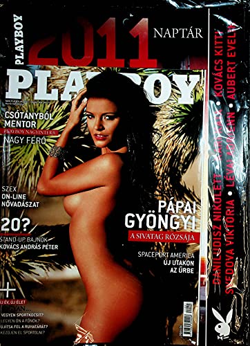 Playboy Hungarian International Magazine Papai Gyongyi January 2011 w/Calendar new/sealed