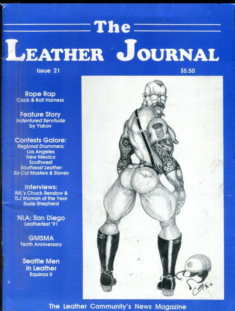 The Leather Journal Gay Magazine Chuck Renslow #21 1991 112618lm-ep