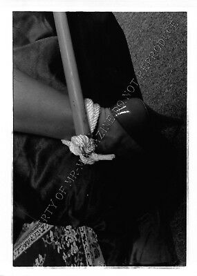 Adult Photo Vintage B&W 5x7 Bondage Beautiful Brunette Bound & Dominated 104XR