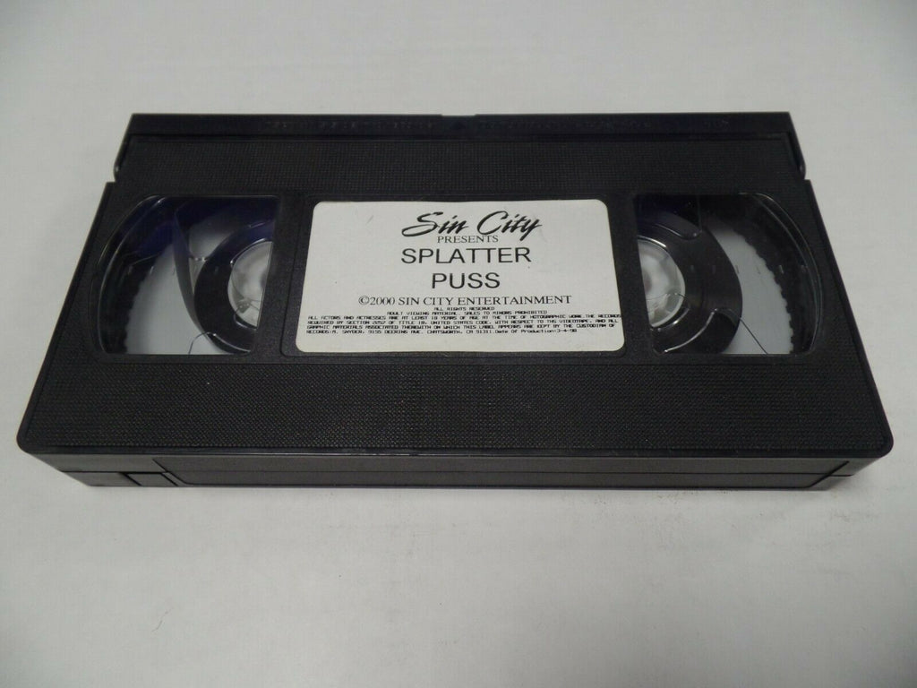 Splatter Puss Sin City 2000 Adult VHS 052219AMP
