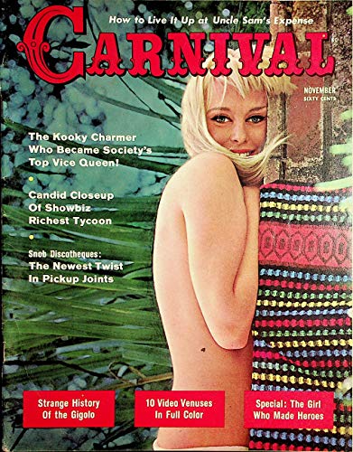 Carnival Magazine Doris Divine / Strange History Of The Gigolo November 1965