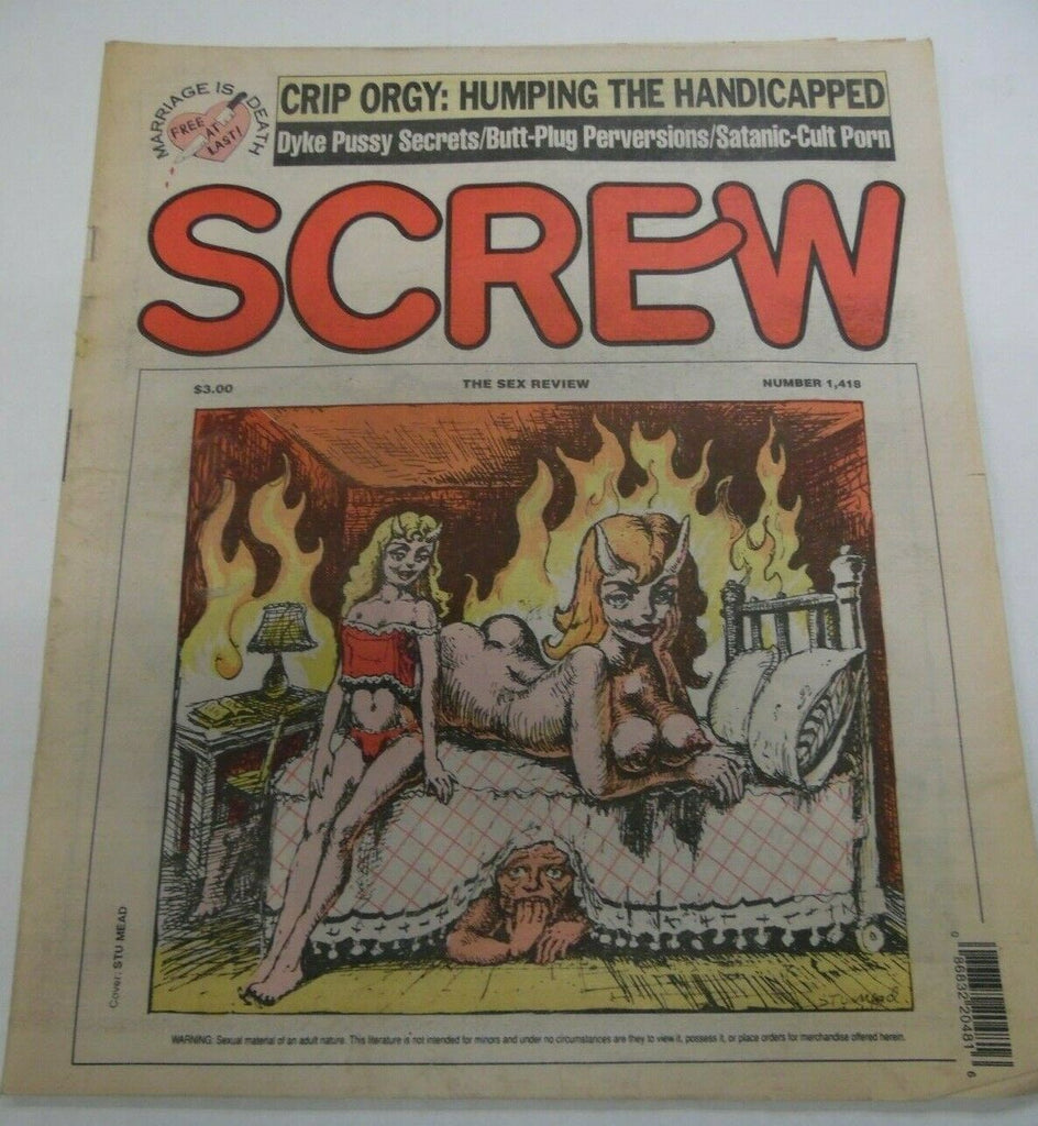 Screw Magazine Dyke Pussy Secrets #1418 May 6, 1996 121719lm-ep