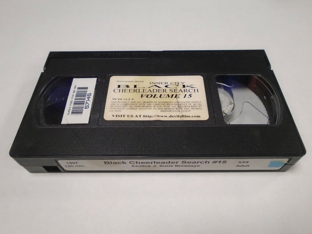 Black Cheerleader Search Vol 15 Susie Browneye 1997 120mins Adult VHS 022019AMP2