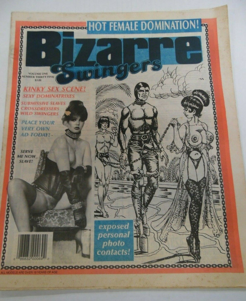 Bizarre Swingers Newspaper Sexy Dominatrixes vol.1 #35 1990's 121419lm-ep