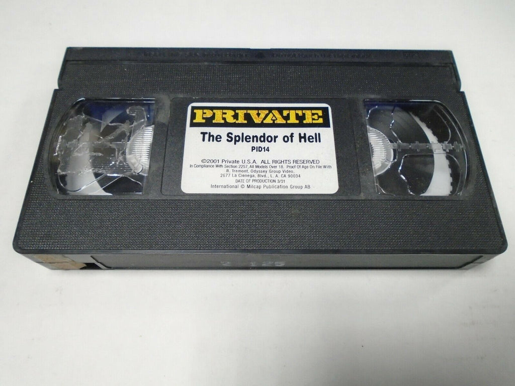 The Splendor of Hell Private Video 2001 Adult VHS 030219AMP2