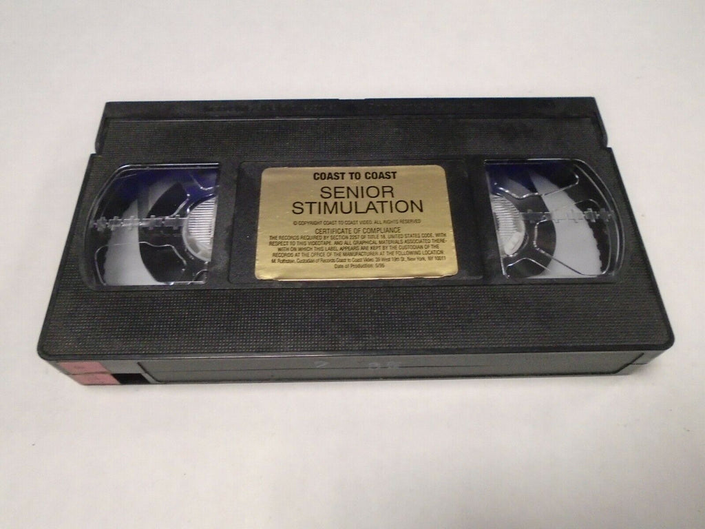 Senior Stimulation Coast to Coast 1995 Adult VHS 032219AMP3