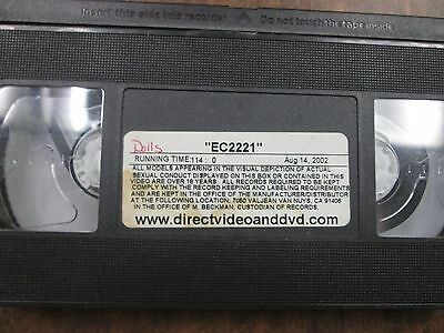 EC2221 Dolls Direct Video and DVD XXX Adult VHS 052515amp