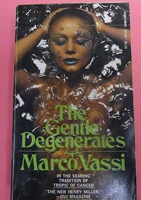 The Gentle Degenerates Adult Novel by Marco Vassi 1976 102213lm-epa