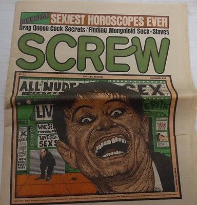 Screw Adult Newspaper Drag Queen Sex Secrets #651 1981 102212lm-epa