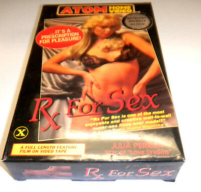 RX For Sex Busty Adult VHS Tape Julia Perrier XXX vg 031614lm-ep2