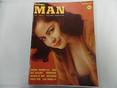 Modern Man Adult Magazine Lisa Marks December 1963 ex 021316lm-ep