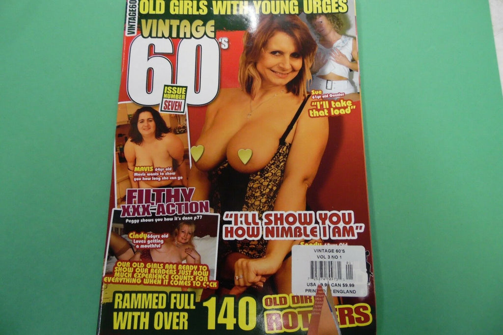 Vintage 60's Magazine Sue 61 yr Old Guzzler vol.3 #1 2007 101516lm-ep