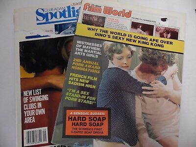 Lot of 2 Adam Magazines Sexy Suzy 1977 / 1980 Readers Copy 101017lm-ep
