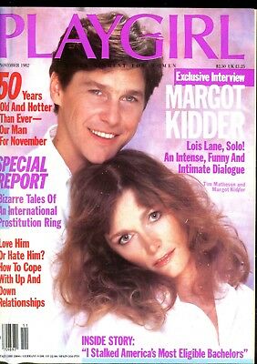Playgirl Magazine Margot Kidder/ Tim Matheson November 1982 121017lm-ep