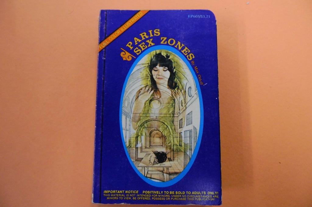 Paris Sex Zones Adult Novel by Max Orloff 1970 Color Illustrated 110216lm-ep