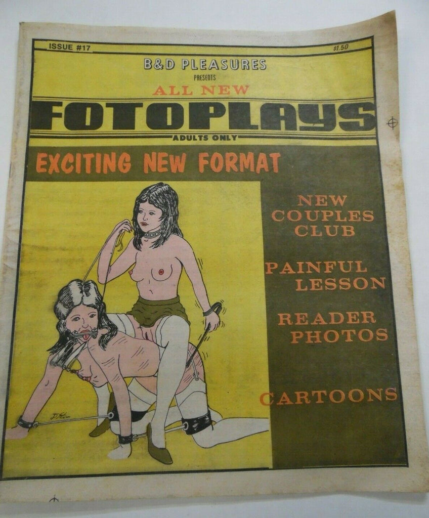 Fotoplays Fetish Newspaper New Couples Club #17 1986 013020lm-ep