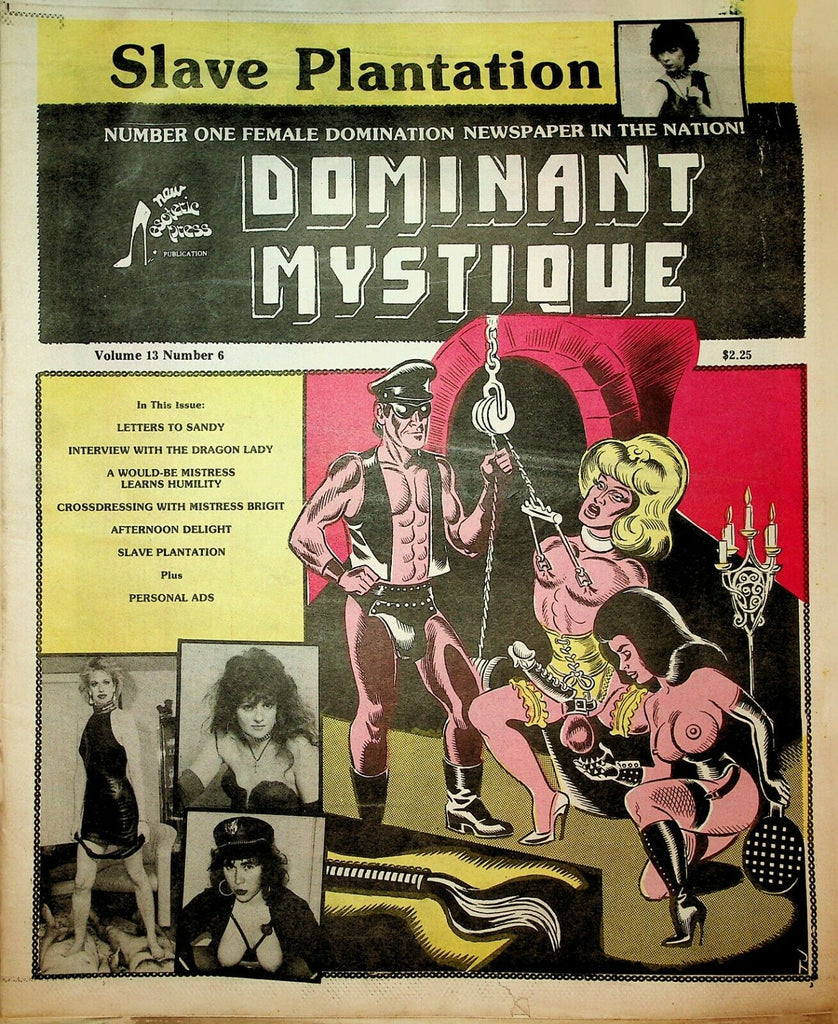 Dominant Mystique Fetish Newspaper Dragon Lady vol.13 #6 1992 022720lm-ep