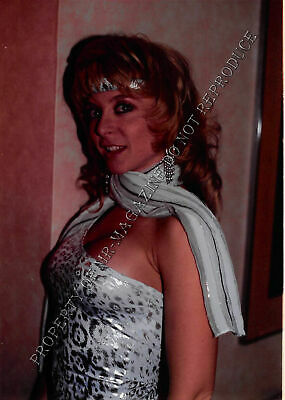 Nina Hartley Candid Original 3.5x5 Color Photo 1990s Posing in Sexy Outfit 18ih