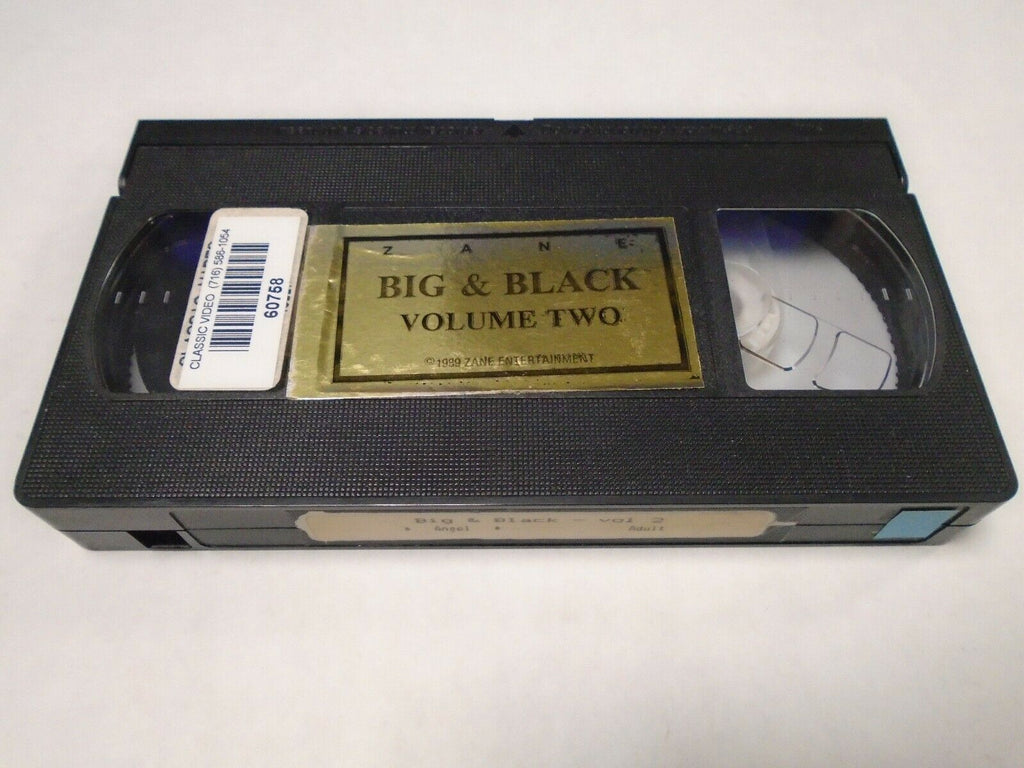 Big & Black Vol 2 Angel Zane Ent 1989 Adult VHS 021819AMP2