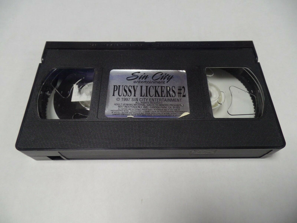 Pussy Lickers #2 Sin City 1997 Adult VHS 052819AMP2