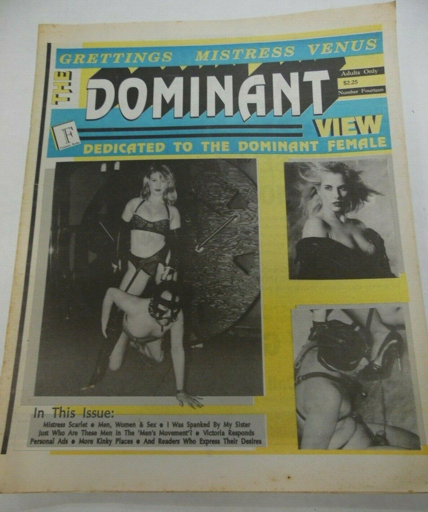 The Dominant View Newspaper Mistress Venus #14 1992 121219lm-ep