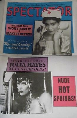 Spectator California Sex Newspaper Mistress Alex #790 1993 082218lm-ep