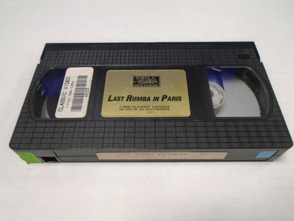 Last Rumba Victoria Paris VCA Pictures Adult VHS 032819AMP