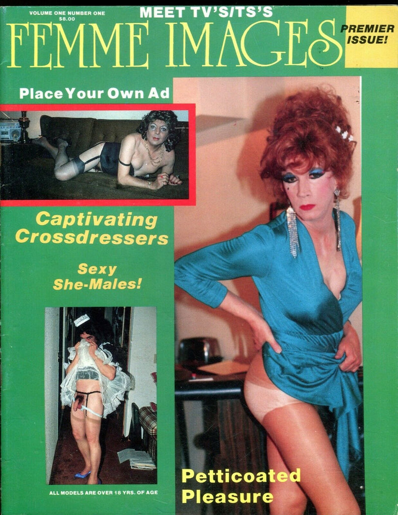 Femme Images Contact Magazine TV's/TS's/Crossdressers #1 1989 072519lm-ep