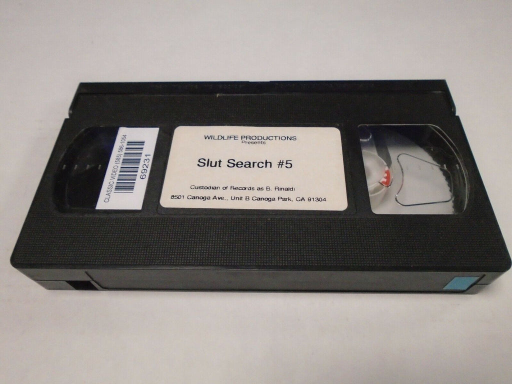 Slut Search #5 Wildlife Productions Adult VHS 021319AMP2