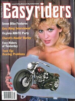 Easyriders Magazine Church's Haulin' Harley March 1987 040918lm-ep