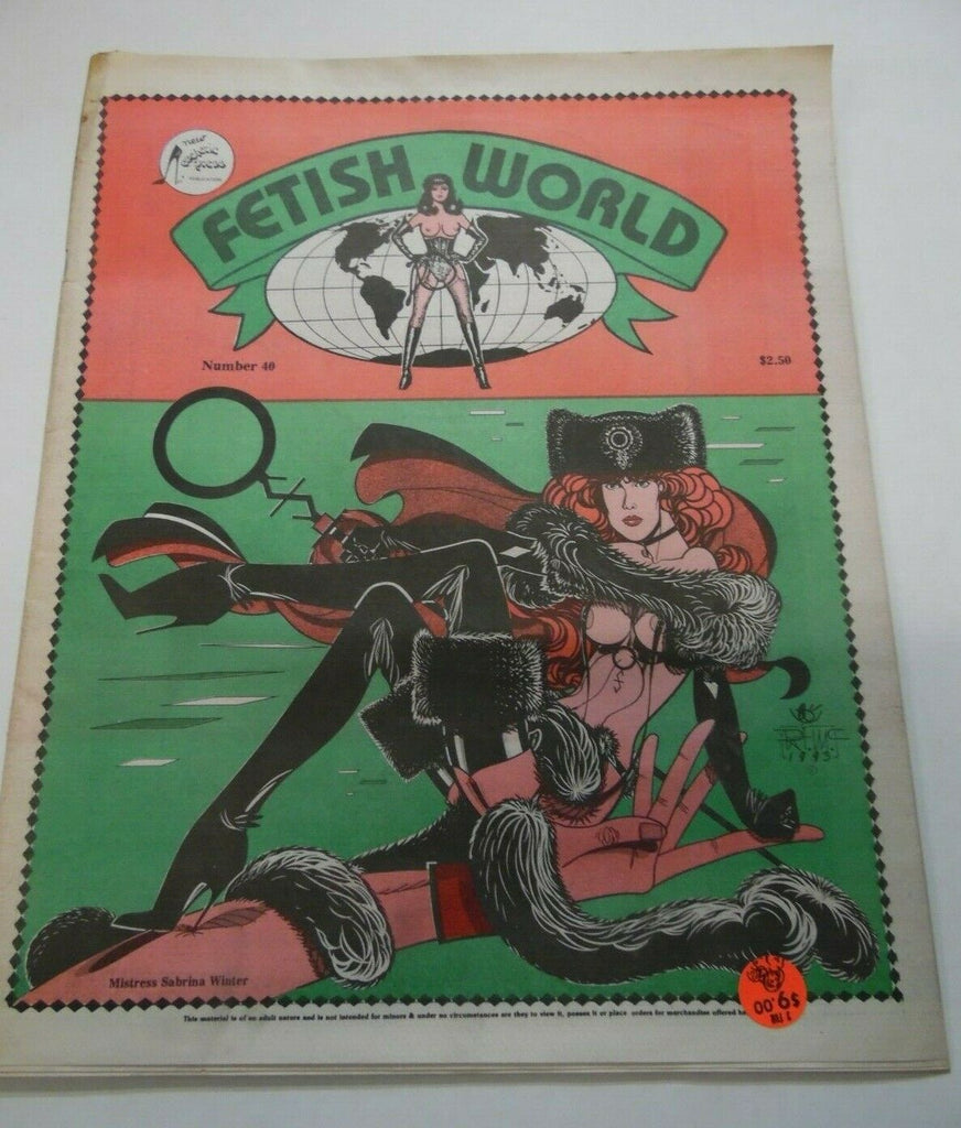 Fetish Newspaper Mistress Monica's Footworld #40 1993 012920lm-ep2