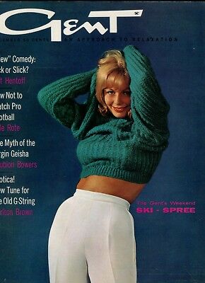 Gent Busty Magazine Centerspread Gill December 1962 102914lm-epa