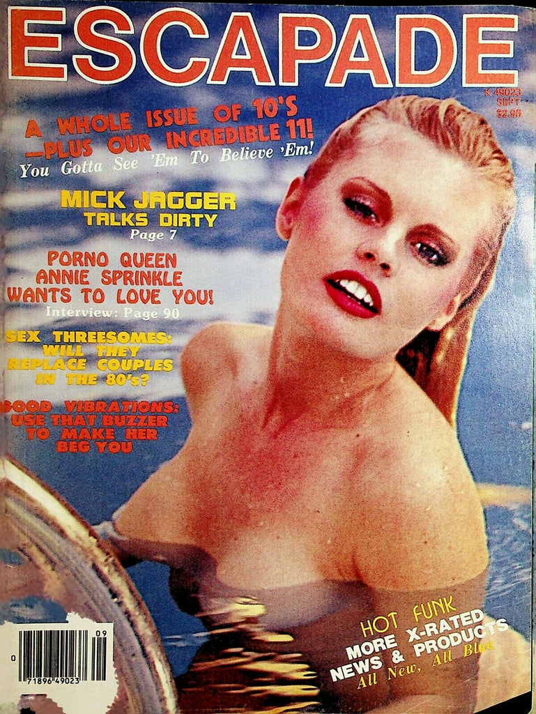 Escapade Magazine Annie Sprinkle / Mick Jagger September 1980 040720lm-ep