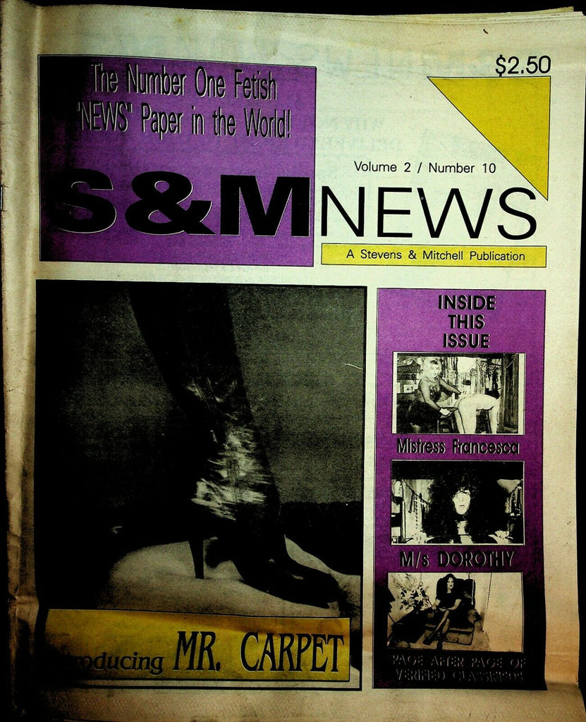 S & M News Newspaper Mr. Carpet vol.2 #10 1994 022520lm-ep