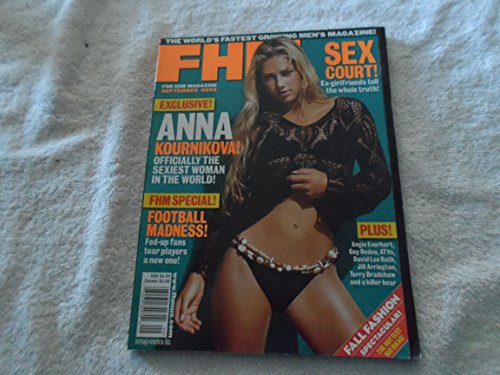 FHM September 2002 Anna Kournikova cover