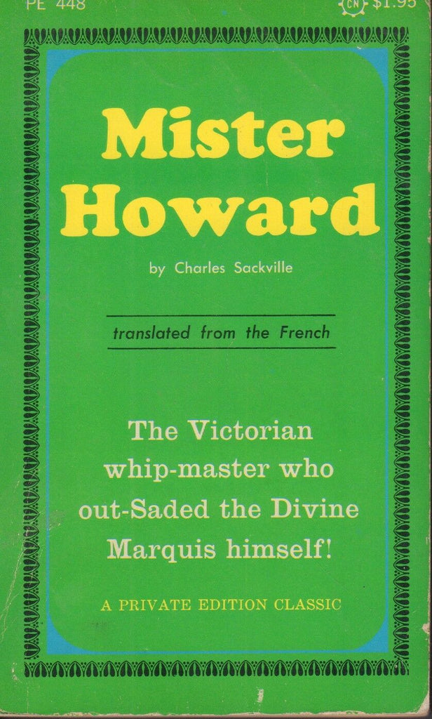 Mister Howard Charles Sackville Private Edition Classic 68 Adult Book 041318DBEP