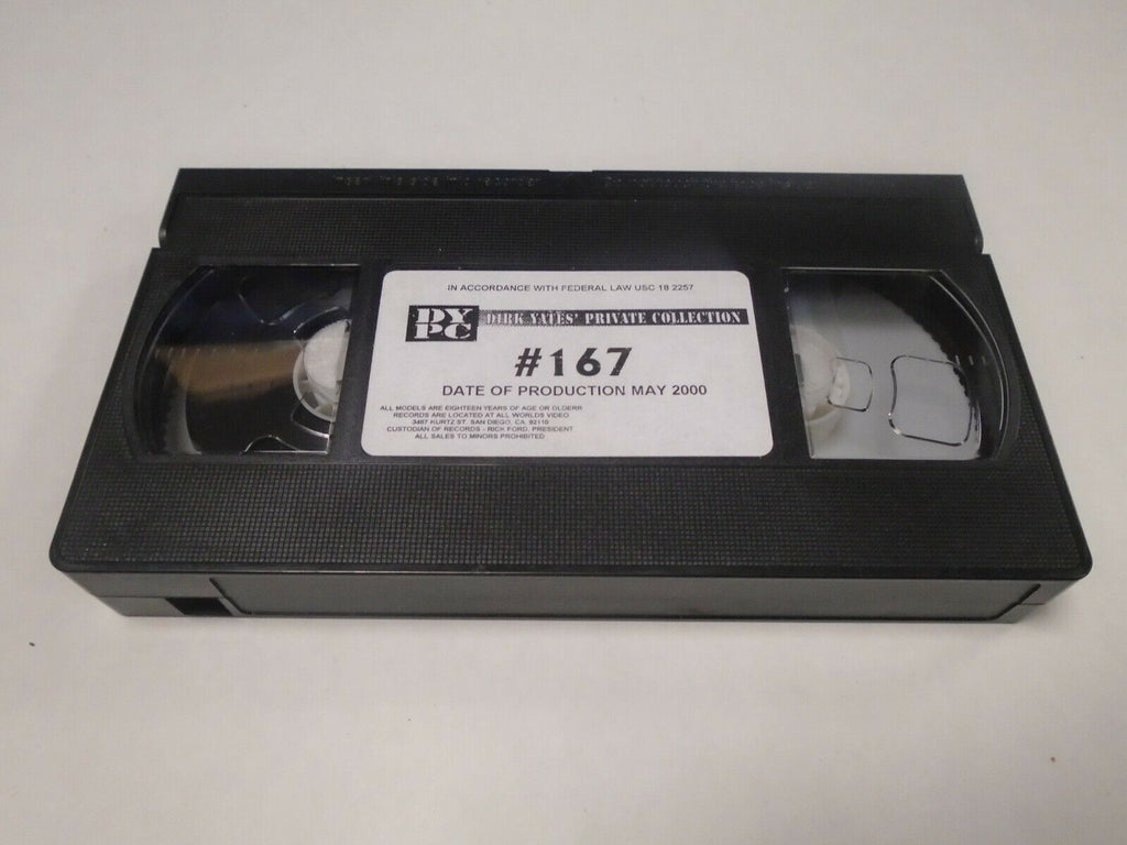 Dark Yates Private Collection #167 May 2000 Gay Male Adult VHS 071719AMP