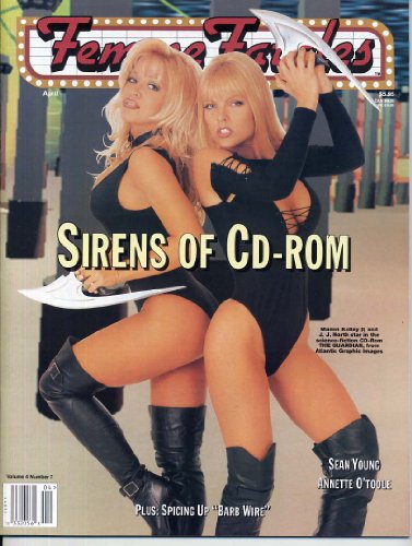 Femme Fatales Magazine SIRENS OF CD-ROM J. J. North NUDE MANON KELLEY Elizabeth Berkeley EROTIC CONFESSIONS Sexy Pin-ups FEMME FATALES April 1996