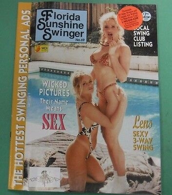 Florida Sunshine Swinger Magazine Sexy 3-Way Swing #69 1995 042313lm-epa