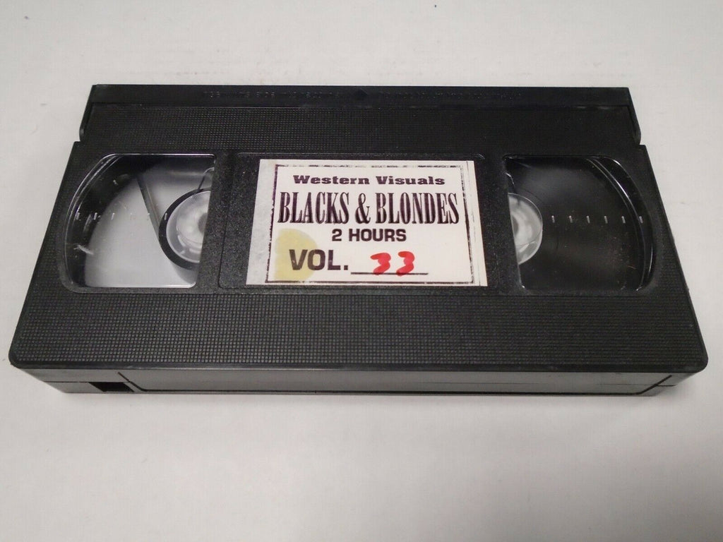 Blacks & Blondes Vol 33 2 Hours Western Visuals Adult VHS 032919AMP3