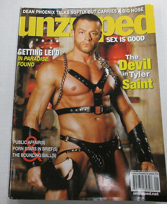 Unzipped Gay Adult Magazine Tyler Saint January 2008 ex 102014lm-ep
