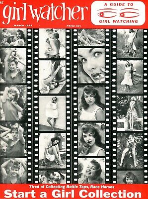 The Girl Watcher Vintage Magazine March 1959 070318lm-ep
